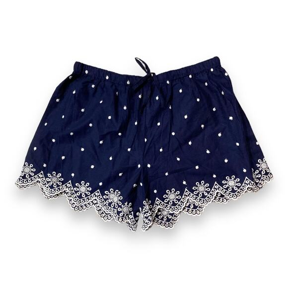 Adore Me Blue White Lace Camisole Shorts Womens Sz Large Luana Novelty Romantic - Picture 7 of 16